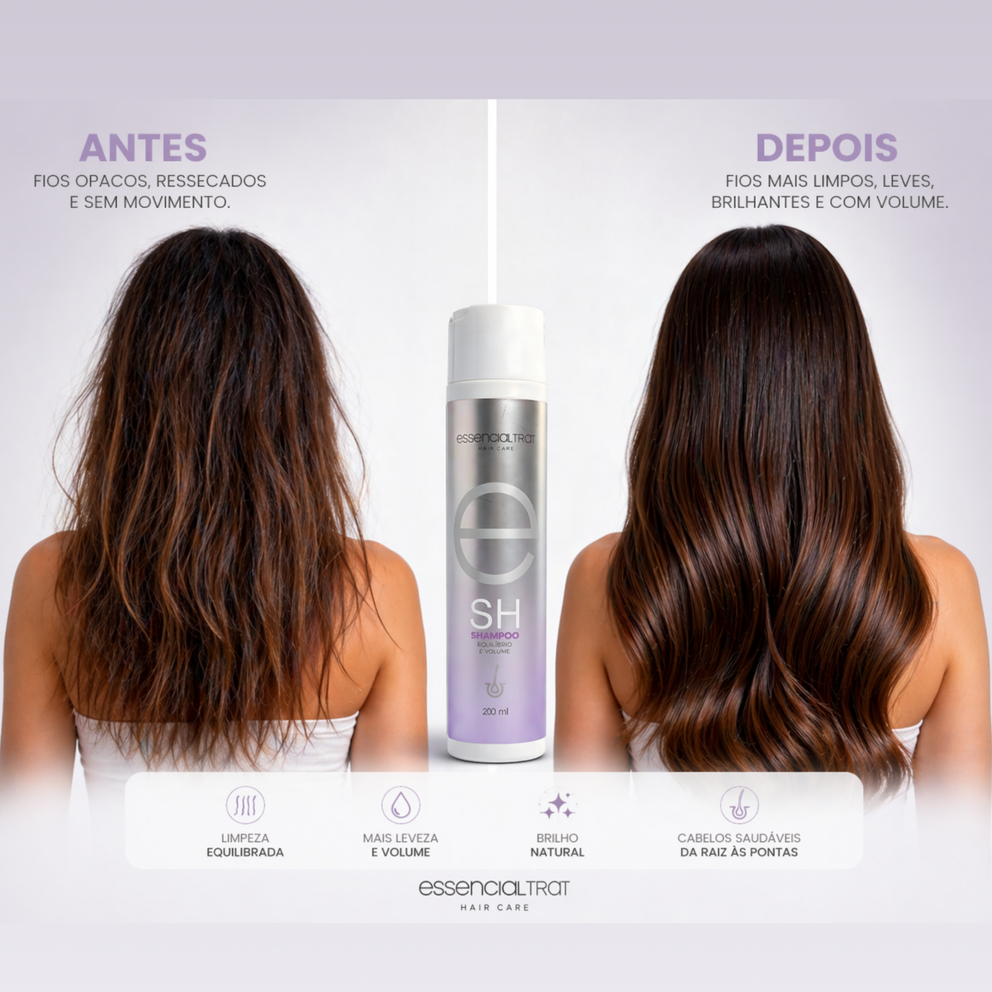 Shampoo Equilíbrio e Volume