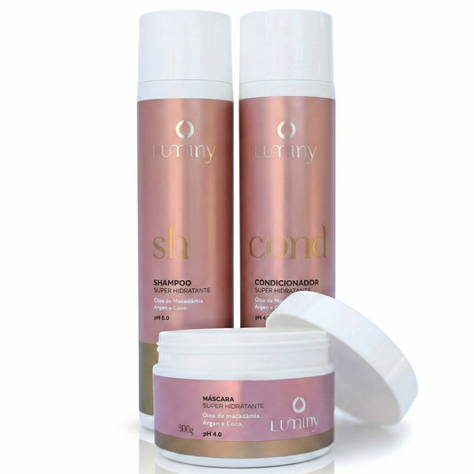 Shampoo, Condicionador e Máscara Luminy